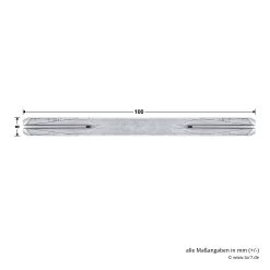 Würth Türdrücker ZD 21, Rosette BB, PZ, WC, Vernickelt -Wohnaccessoires 0687170300 wuerth tuerdruecker zd21 bemassung 2