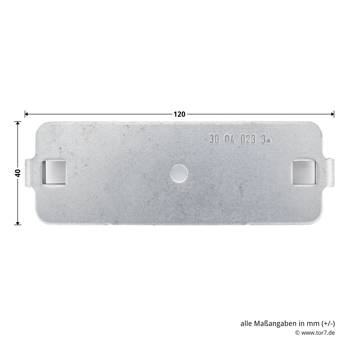 Hörmann Grundplatte Zur Befestigung Der Schienenabhängung 5 Hörmann Grundplatte Zur Befestigung Der Schienenabhängung – Bild 3