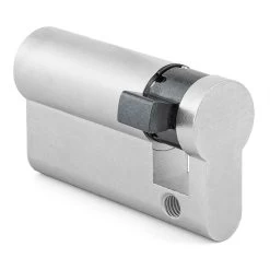 Hörmann Profil-Halbzylinder, 45,5 + 10 Mm, Links, TS 16 -Wohnaccessoires 3014860 hoermann profil halbzylinder 45 5 10 mm links ts 16 zylinder rueckseite