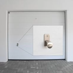 Hörmann Torgriffgarnitur, TS 42,5 Mm, Edelstahl Gebürstet, PZ -Wohnaccessoires 3059741 hoermann torgriffgarnitur ts 425 mm edelstahl gebuerstet pz anwendungsbeispiel