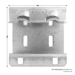 Hörmann Federstopperkonsole -Wohnaccessoires 3073628 hoermann federstopperkonsole breite hoehe