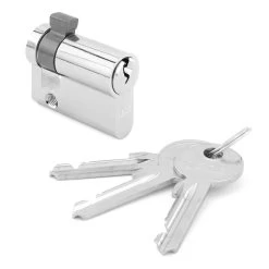 Hörmann Profilhalbzylinder, Gleichschließend, 3 Stück -Wohnaccessoires 436121 hoermann gleichschliessende profilhalbzylinder 3stueck mit schluessel