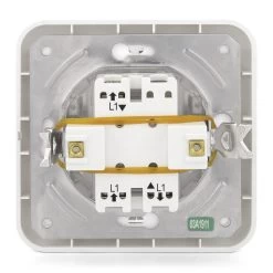 Hörmann Innentaster TUPS 2 Für Unterputzsender -Wohnaccessoires 436266 hoermann taster tups 2 rueckseite