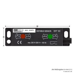 Hörmann Magnetschalter Bi-direktional -Wohnaccessoires 436339 hoermann magnetschalter bi direktional schalter masse