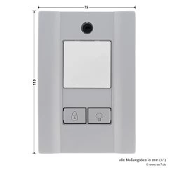 Hörmann Innentaster EcoStar PB 3 -Wohnaccessoires 436452 hoerman innentaster ecostar pb 3 breite hoehe