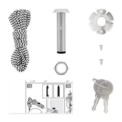 Hörmann EcoStar Notentriegelungsschloss NET -Wohnaccessoires 436460 hoermann ecostar notentriegelungsschloss net lieferumfang