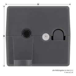 Hörmann 3-Kanal-Empfänger HE 3, BiSecur -Wohnaccessoires 436721 hoermann 3 kanal empfaenger he 3 bisecur breite hoehe