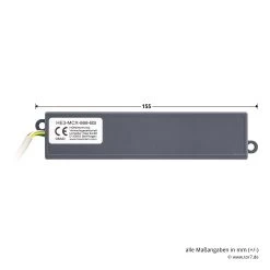 Hörmann 3-Kanal-Empfänger HE 3-MCX, BiSecur, Externe Antenne -Wohnaccessoires 436722 hoermann 3 kanal empfanger he 3 mcx bisecur externe antenne gesamte laenge