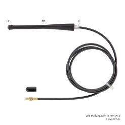 Hörmann 3-Kanal-Empfänger HE 3-MCX, BiSecur, Externe Antenne -Wohnaccessoires 436722 hoermann 3 kanal empfanger he 3 mcx bisecur externe antenne masse antenne