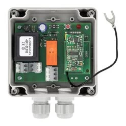 Hörmann 1-Kanal-Relais-Empfänger HER 1, 27,015 MHz -Wohnaccessoires 437262 hoermann 1 kanal relais empfaenger her 1 27 015 mhz platine draufsicht