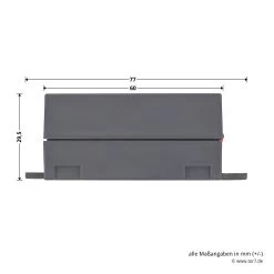Hörmann 1-Kanal-Empfänger HE 1, 433 MHz -Wohnaccessoires 437381 hoermann 1 kanal empfaenger he 1 433 mhz masse 2