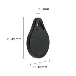Hörmann Transpondertaster TTE 12 -Wohnaccessoires 437544 hoermann transpondertaster tte 12 schlussel masse