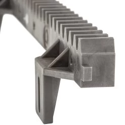 Hörmann Kunststoff-Zahnstange S6, Befestigung Oben -Wohnaccessoires 438631 hoermann kunststoff zahnstange s6 befestigung oben seitenansicht