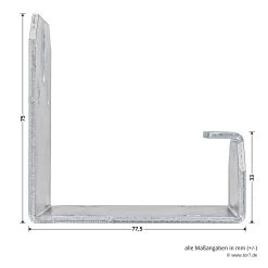 Hörmann Halterung Für Wechselakku WA 24 V Für ProMatic Akku -Wohnaccessoires 438953 hoermann halterung fuer wechselakku wa 24 masse