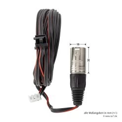 Hörmann Verbindungsleitung ProMatic Akku, 5 M -Wohnaccessoires 438959 hoermann verbindungsleitung zl24 5 m bemassung