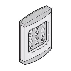 Hörmann Eingabeeinheit Beleuchtet, Für Codetaster CTR 1b Und CTR 3b -Wohnaccessoires 438982 hoermann eingabeeinheit beleuchtet fuer codetaster ctr 1b und ctr 3b skizze