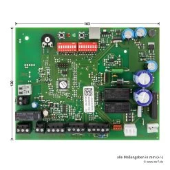 Hörmann Steuerungsplatine LineaMatic Schiebetorantrieb Ohne Funkempfänger -Wohnaccessoires 439527 hoermann steuerungsplatine lineamatic schiebetorantrieb ohne funkempfaeenger bemassung