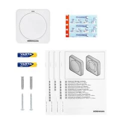 Hörmann Funk-Innentaster FIT 1, BiSecur -Wohnaccessoires 439740 hoermann funk innentaster fit 1 bisecur lieferumfang