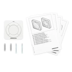 Hörmann Funk-Innentaster FIT 4, BiSecur -Wohnaccessoires 439741 hoermann funk innentaster fit 4 bisecur lieferumfang