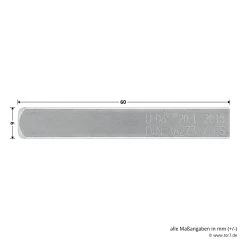 Hörmann FS Panikgarnitur D110 Langschild PZ ES2, Alu -Wohnaccessoires 449891 hoermann fs panikgarnitur d110 pz es2 langschild alu f1 stift masse