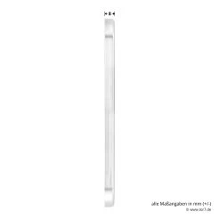 Hörmann Drückergarnitur D110 Kurzschild BB, Alu -Wohnaccessoires 449909 hoermann drueckergarnitur mit kurzschild bb gelocht alu schild staerke