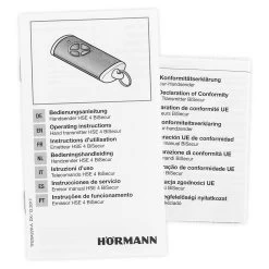 Hörmann Handsender HSE 4, BiSecur, Anthrazitgrau -Wohnaccessoires 4511573 hoermann handsender hse 4 bisecur anthrazitgrau anleitung