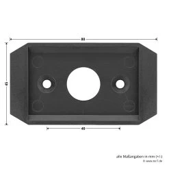 Hörmann Auswerteeinheit CTR 3b-1, CTV 3-1, CTP 3-1 -Wohnaccessoires 4511639 hoermann auswerteeinheit ctr3b 1 ctv3 1 ctp3 1 montageplatte masse