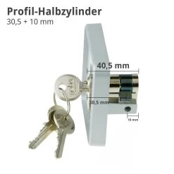 Hörmann Schlüsseltaster STAP 50 -Wohnaccessoires 4511650 hoermann schluesseltaster stap 50 zylinder