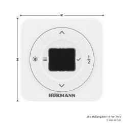 Hörmann Luftfeuchtigkeitssensoren-Set HKSI + HKSA -Wohnaccessoires 4511665 hoermann luftfeuchtigkeitssensoren set hksi hksa innensensor breite hoehe