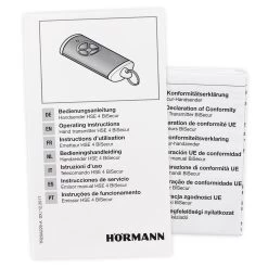 Hörmann Handsender HSE 4, BiSecur, Struktur Komplett Schwarz -Wohnaccessoires 4511736 hoermann handsender hse 4 bisecur struktur komplett schwarz anleitung