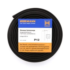 Hörmann Zargendichtung Mit Dichtungskeil Für T30-Türen Und Stahltüren P12, Länge 6,50 Meter
