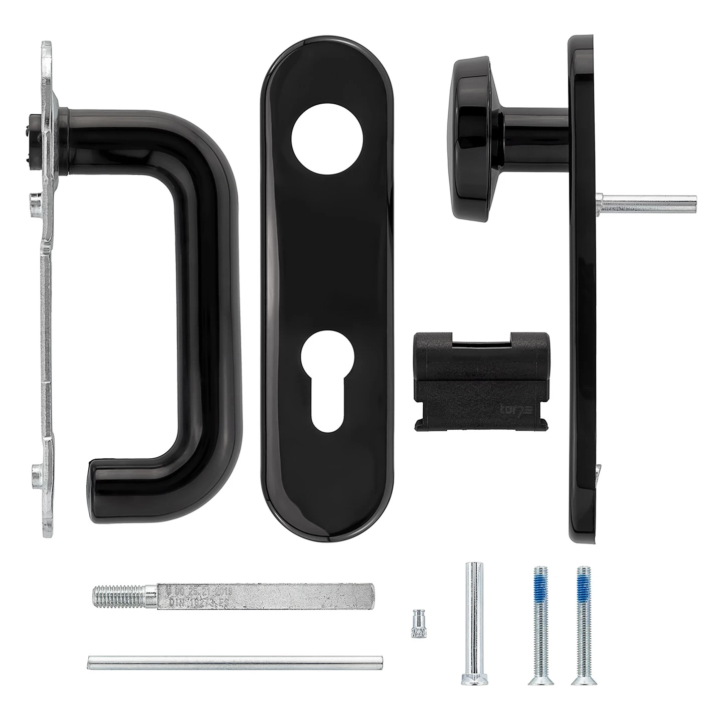 Hörmann Feuerschutz-Wechselgarnitur Typ D110 In Kunststoff Schwarz 7 Hörmann Feuerschutz-Wechselgarnitur Typ D110 In Kunststoff Schwarz – Bild 5