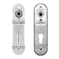 Hörmann FS Wechselgarnitur D110 Kurzschild PZ, Edelstahl 17 Hörmann FS Wechselgarnitur D110 Kurzschild PZ, Edelstahl -Wohnaccessoires 454690 hoermann fs wechselgarnitur d 110 kurzschild pz gleitlager knopf k 130 edelstahl rueckseite