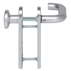 Hörmann Feuerschutz-Wechselgarnitur Typ D110 PZ, Aluminium -Wohnaccessoires 454691 hoermann fs wechselgarnitur d 110 antipanik seitenansicht links