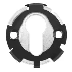 Hörmann FS Wechselgarnitur D110 Rosette PZ, Edelstahl -Wohnaccessoires 454742 hoermann fs wechselgarnitur d110 pz rosette edelstahl gleitlager grundplatte