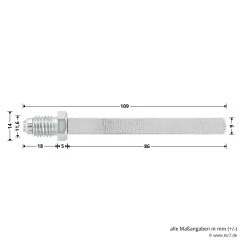 Hörmann FS Wechselgarnitur D110 Rosette PZ, Edelstahl -Wohnaccessoires 454742 hoermann fs wechselgarnitur d110 pz rosette edelstahl gleitlager masse stift