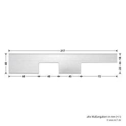 Hörmann Futterstücke, Zargen, 24 Stück -Wohnaccessoires 457365 hoermann futterstuecke zargen 24 stueck bemassung