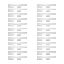 Hörmann Futterstücke, Zargen, 24 Stück -Wohnaccessoires 457365 hoermann futterstuecke zargen 24 stueck lieferumfang