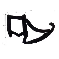 Hörmann Zargendichtung Mit Dichtungskeilen P112, 6500 Mm -Wohnaccessoires 479305 hoermann zargendichtung mit dichtungskeilen p112 6500 mm masse