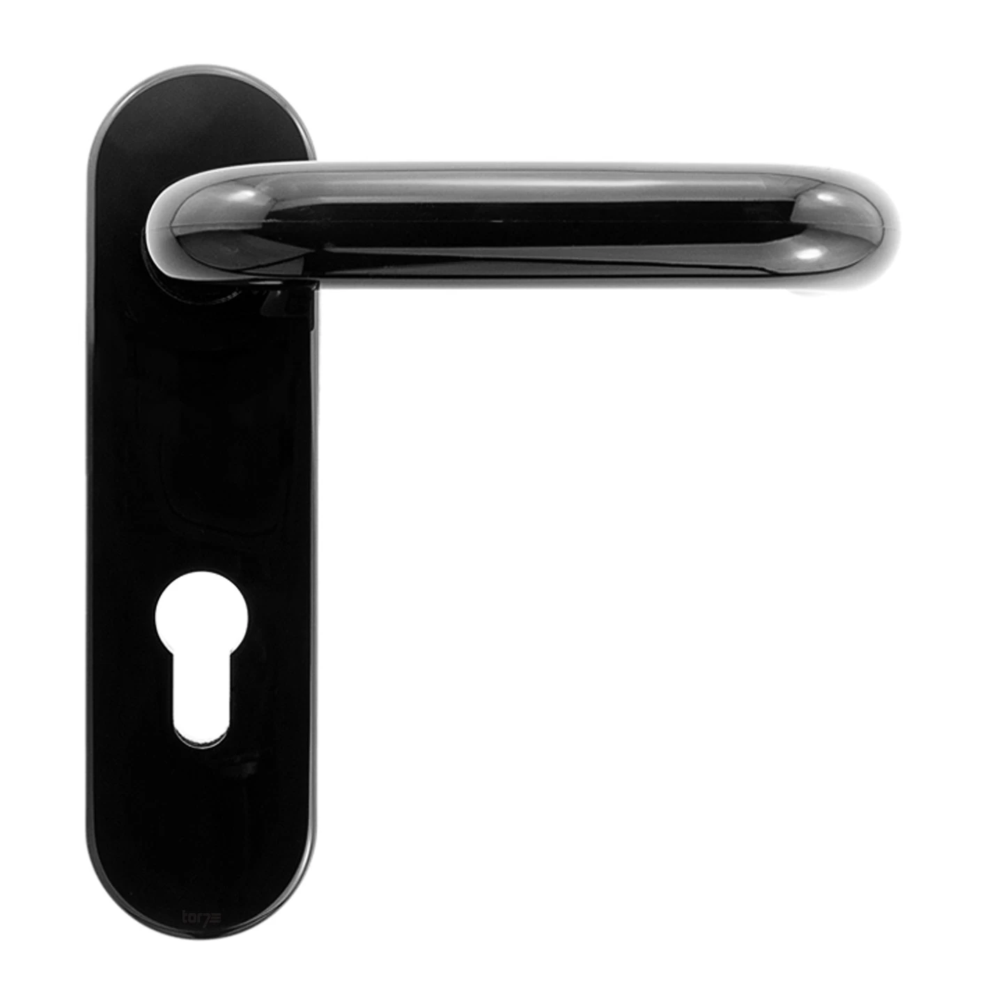 Hörmann FS Drückergarnitur D110 Kurzschild PZ, Schwarz 3 Hörmann FS Drückergarnitur D110 Kurzschild PZ, Schwarz