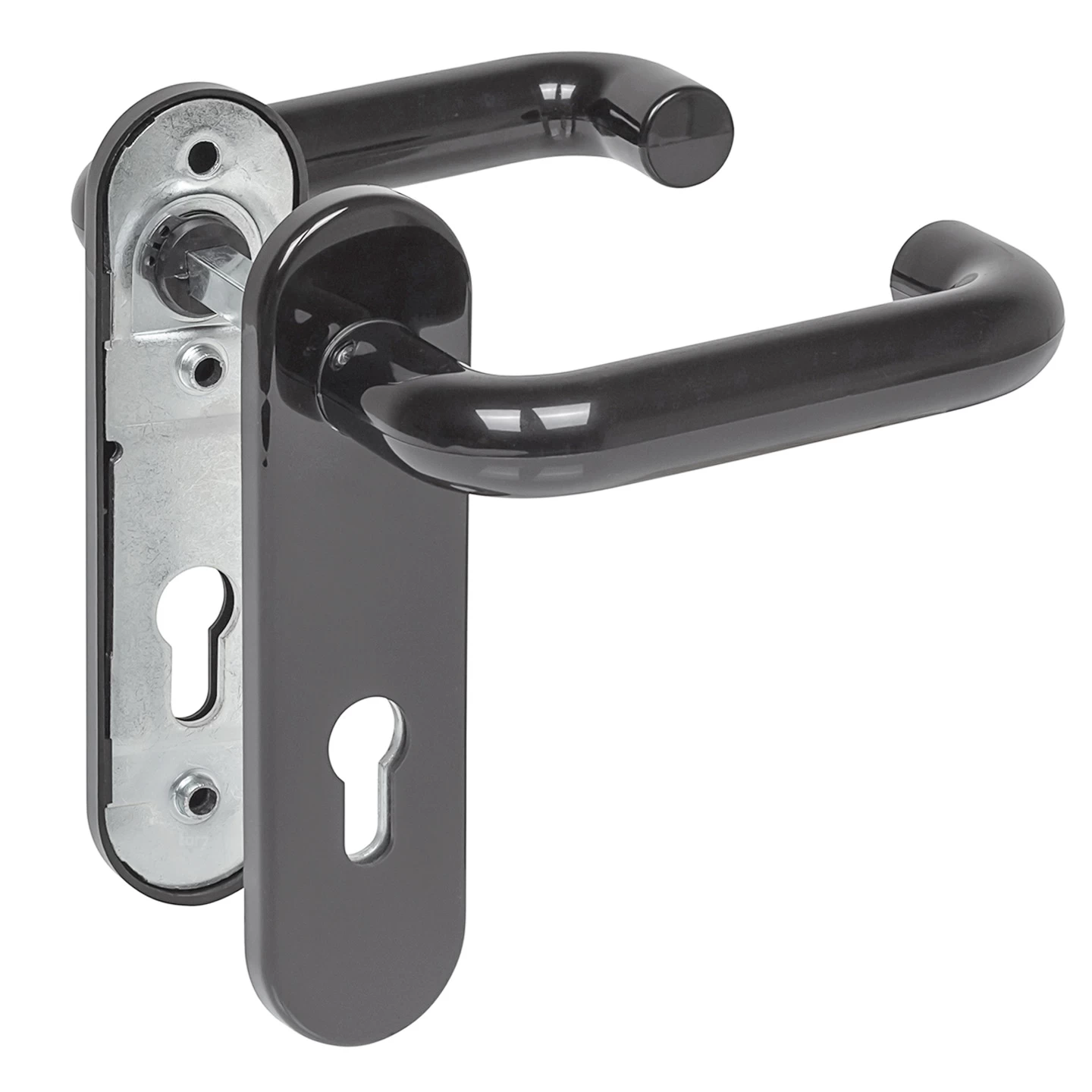 Hörmann FS Drückergarnitur D110 Kurzschild PZ, Schwarz 8 Hörmann FS Drückergarnitur D110 Kurzschild PZ, Schwarz – Bild 6