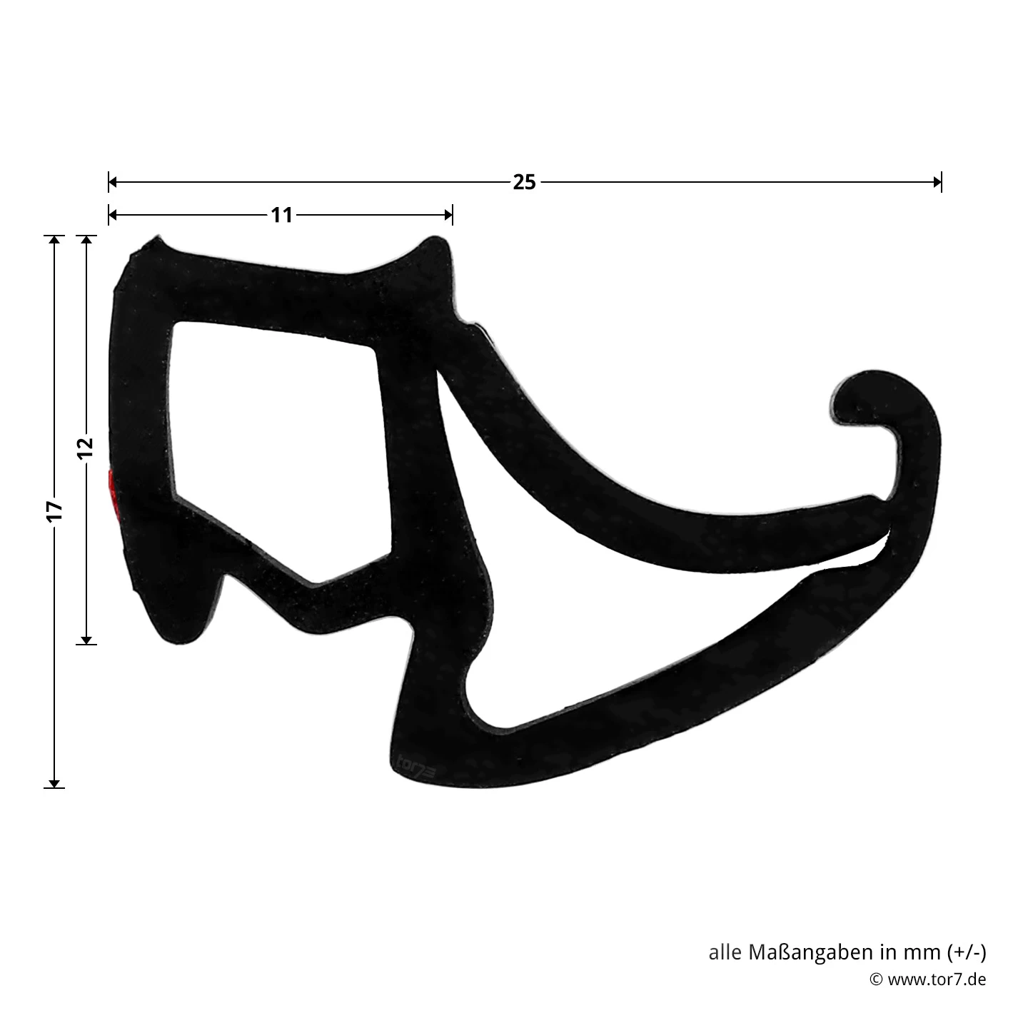 Hörmann Zargendichtung P131, 5500 Mm 9 Hörmann Zargendichtung P131, 5500 Mm – Bild 7