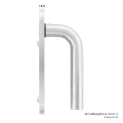 Hörmann FS Wechselgarnitur D210 Kurzschild PZ, Edelstahl -Wohnaccessoires 545723 hoermann fs wechselgarnitur d210 pz kurzschild edelstahl gleitlager griff masse