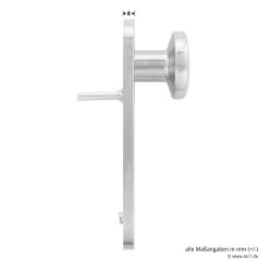 Hörmann FS Wechselgarnitur D210 Kurzschild PZ, Edelstahl -Wohnaccessoires 545723 hoermann fs wechselgarnitur d210 pz kurzschild edelstahl gleitlager knauf masse