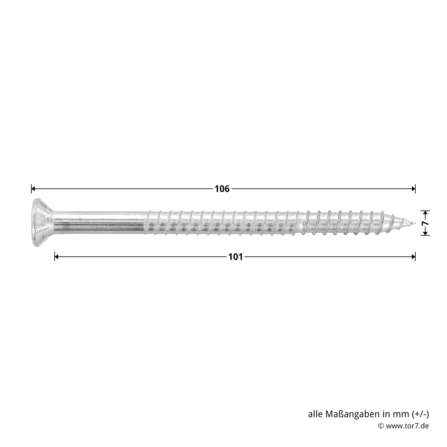 Hörmann Dübelpaket D51 Mit Senkkopfschraube, Torx 7 Hörmann Dübelpaket D51 Mit Senkkopfschraube, Torx – Bild 5