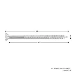 Hörmann Dübelpaket D53, OD-Stahltüren, T30 Brandschutztüren -Wohnaccessoires 548783 hoermann duebelpaket d53 10 x 100 senkkopfschraube torx mauerwerk beton 8 st masse schraube