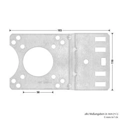Hörmann Kettenbox-Anbausatz, 1:2 -Wohnaccessoires 637006 hoermann kettenbox anbausatz 1 2 breite laenge