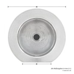 Hörmann Flanschkupplung Für Welle D40 -Wohnaccessoires 638004 hoermann flanschkupplung fuer welle d 40 masse