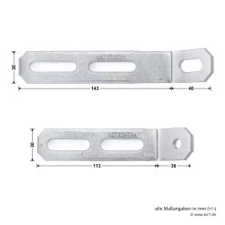 Hörmann Drehmomentstütze 1 Für Industrietorantriebe WA 400 Und ITO 400 -Wohnaccessoires 638075 hoermann drehmomentstuetze 1 fuer industrietorantriebe wa 400 und ito 400 masse