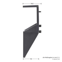 Hörmann Zubehörbeutel Erweiterungsgehäuse -Wohnaccessoires 638079 hoermann zubehoerbeutel erweiterungsgehaeuse winkel bemassung 2